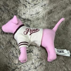 Victoria’s Secret PINK Collectible Stuffed Dog Plush Graphic Logo T-Shirt 2024